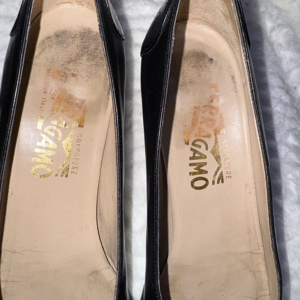 Salvatore Ferragamo Black Flats & Loafers - Picture 5 of 13